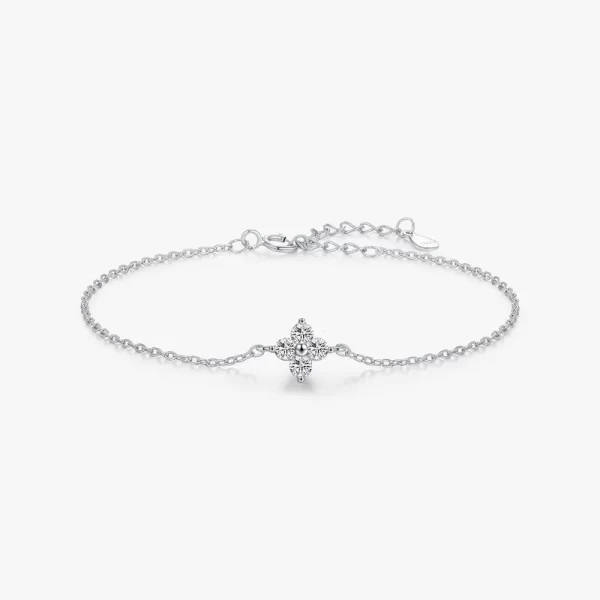 Pulsera "cross" brillante