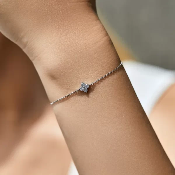 Pulsera "cross" brillante - Imagen 2